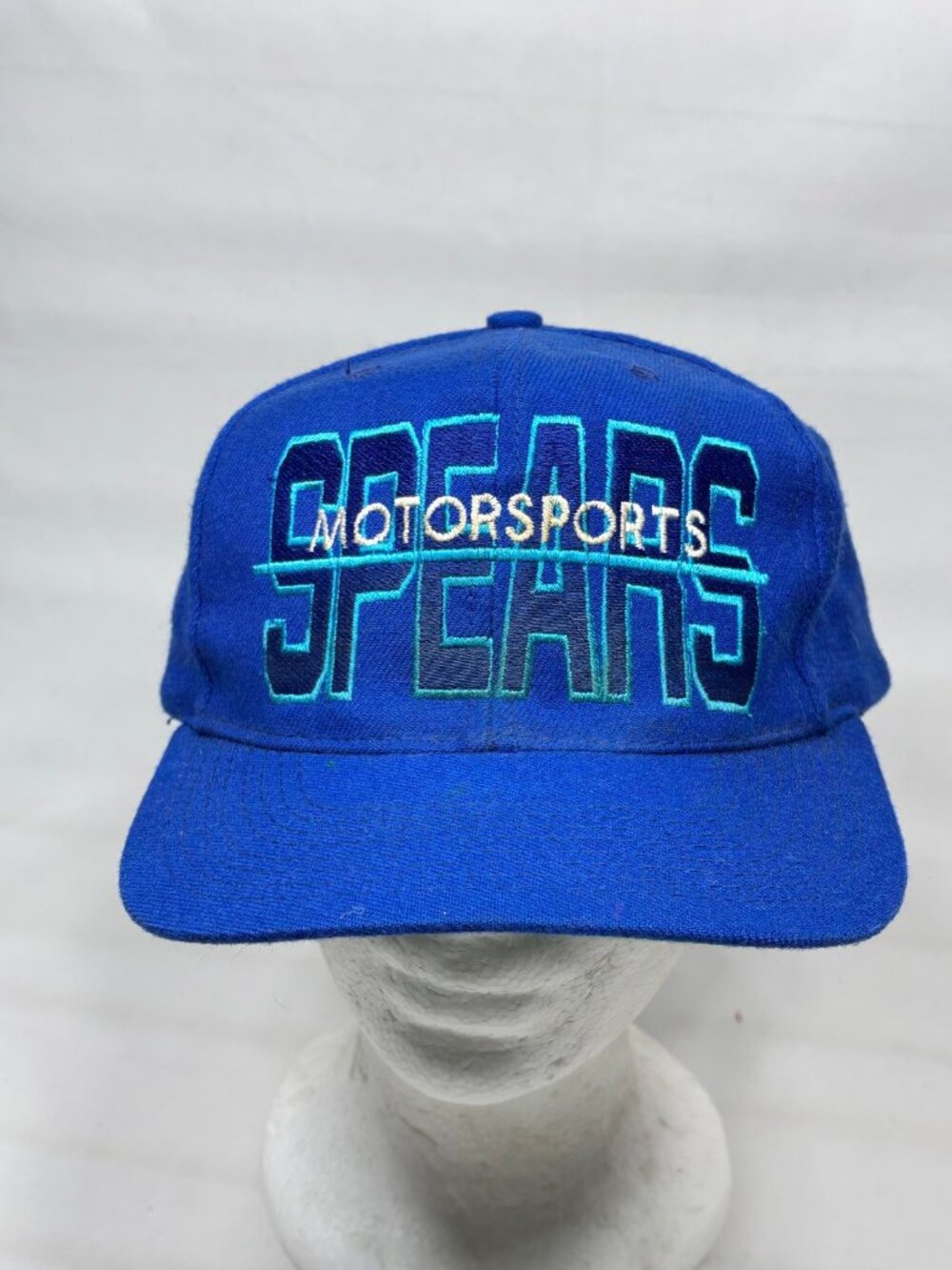 Vtg 90s Ron Hornaday Spears Motorsports Hat NASCAR Truck Series Snapback TTC USA